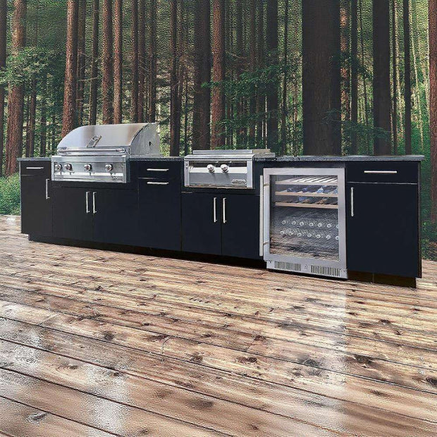 CE Certified Custom SS304 Stainless Steel Outdoor Kitchen Grill Antibacterial With Outdoor Grill