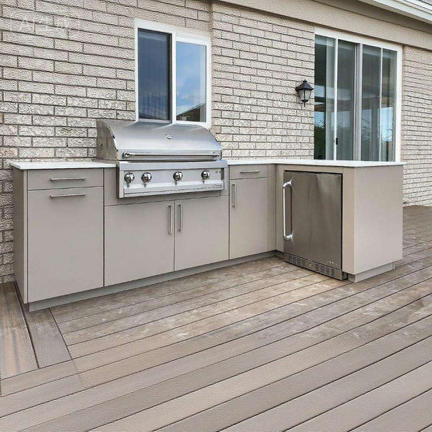 Private Custom 304 Stainless Steel Outdoor Kitchen Sink Environmental Protection With Cupboard