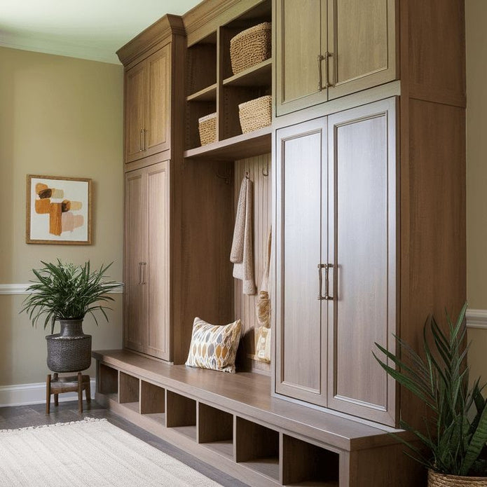 For Small Foyer Stainless Steel Entryway Cabinet With Key & Parcel Storage