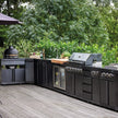 Hot Selling Modular SS304 Stainless Steel Outdoor Kitchen Grill Island Corrosion Preventive