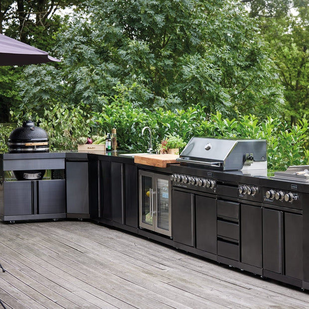 Hot Selling Modular SS304 Stainless Steel Outdoor Kitchen Grill Island Corrosion Preventive