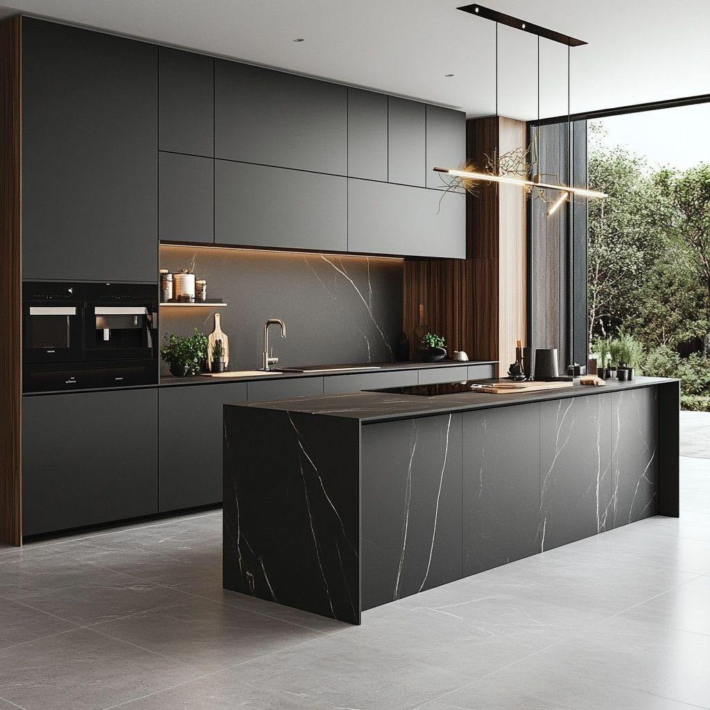 High Quality Island 304 Kitchen Cabinet - Zero Formaldehyde, Home Use