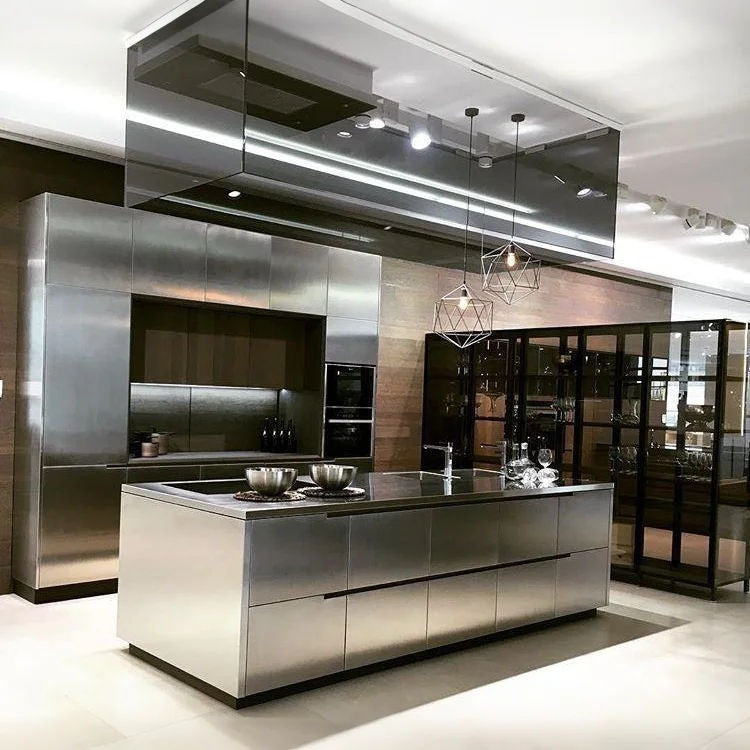 Luxury Island 304 Kitchen Cabinet - Shock Resistance, Meal Preparation Area