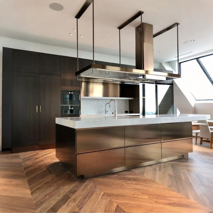 Luxury Island 304 Kitchen Cabinet - Shock Resistance, Meal Preparation Area