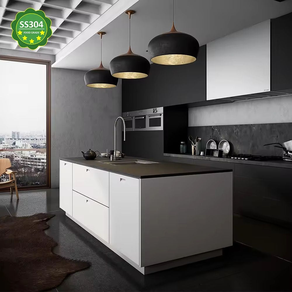 Custom Size Island Stainless Steel Kitchen Cabinet - Antibacterial, Cool to Touch