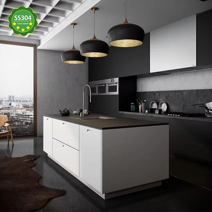 Custom Size Island Stainless Steel Kitchen Cabinet - Antibacterial, Cool to Touch