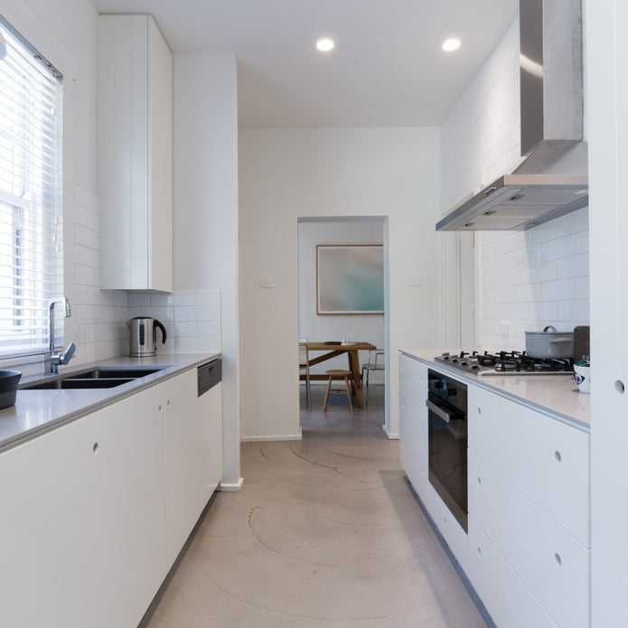 Premium Parallel Layout 304 Stainless Steel Kitchen Cabinet - Shock Resistance, Dining Room