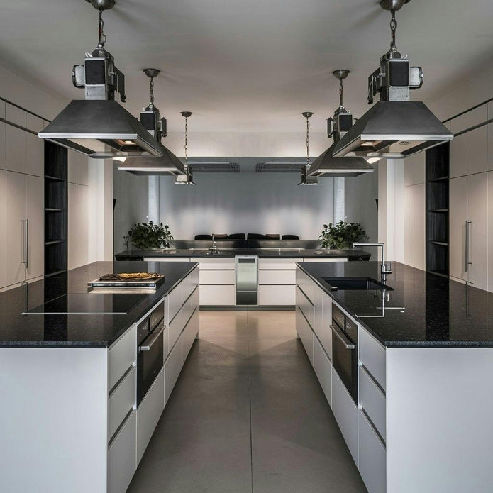 Modern Customizable Parallel Layout Stainless Steel Kitchen Cabinet - Antirust, Apartment