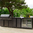 For Villa Modular Stainless Steel Outdoor Kitchen Waterproof With Gas Grill