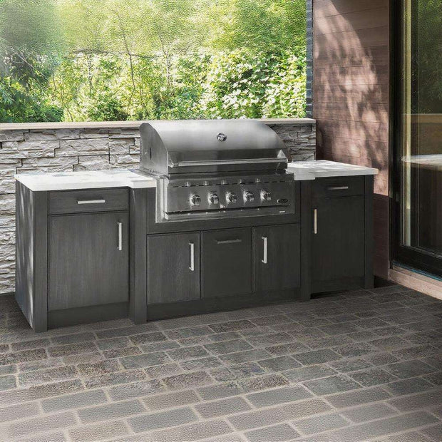 For Villa Custom Stainless Steel Outdoor Kitchen Waterproof With Gas Grill