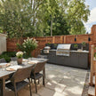 High Quality Custom 304 Stainless Steel Outdoor Kitchen Antirust With Gas Grill For Garden