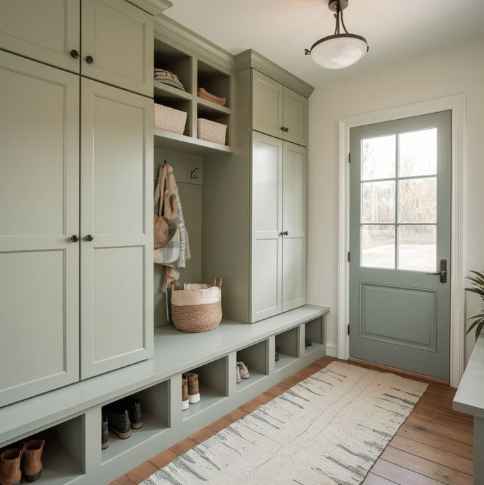 Parcel Storage Integration Stainless Steel Entryway Cabinet For Front Door Area