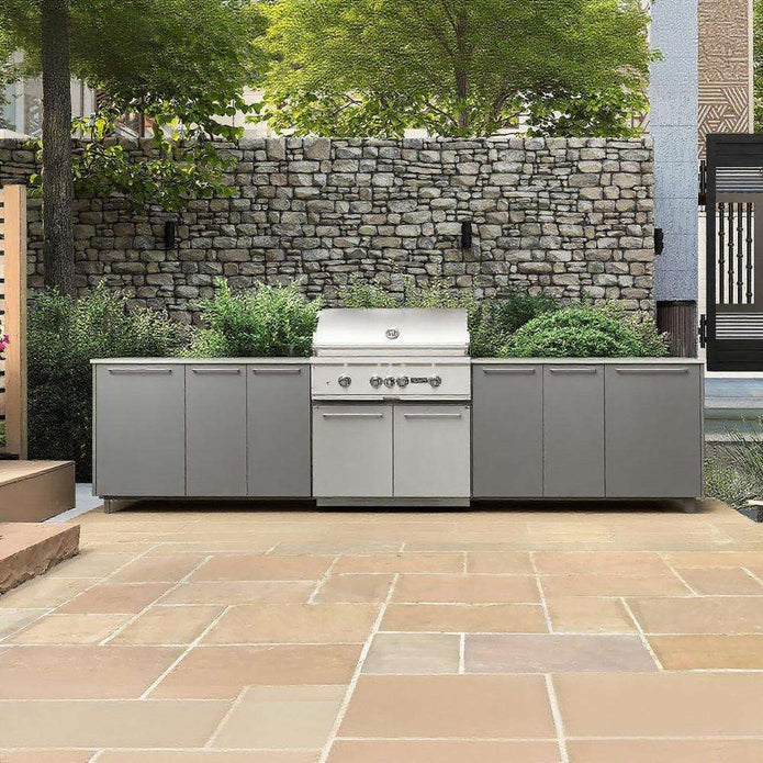 Cool To The Touch Custom 304 Stainless Steel Outdoor Kitchen Appliances With Refrigerator
