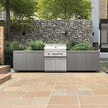 Cool To The Touch Custom 304 Stainless Steel Outdoor Kitchen Appliances With Refrigerator