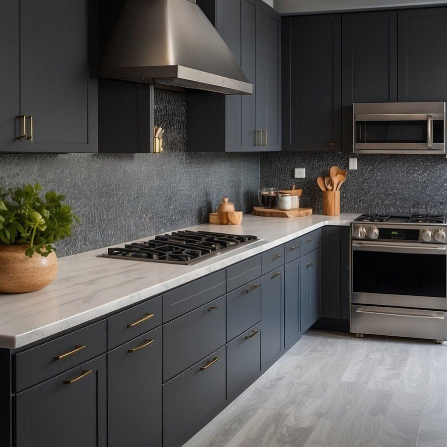 Custom L Shaped 304 Stainless Steel Kitchen Cabinet - Moisture Proof, Premium