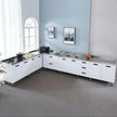 OEM L Shaped SS304 Kitchen Cabinet - Mildew Proof, High Quality