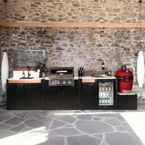 Custom Made To Order 304 Stainless Steel Outdoor Garden Kitchen Modern Design For Villa