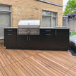 Corrosion Preventive Custom SS304 Stainless Steel Outdoor Kitchen Grill For Outside