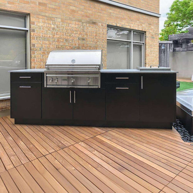 Corrosion Preventive Custom SS304 Stainless Steel Outdoor Kitchen Grill For Outside
