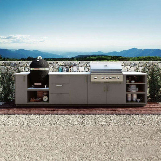 For Poolside Custom Stainless Steel Outdoor Kitchen Cabinets Easy To Clean With Cupboard