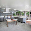 For Outside Custom Stainless Steel Outdoor Kitchen Grill Antibacterial With Outdoor Grill