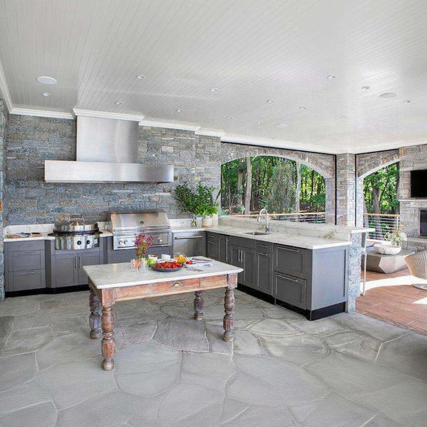 For Outside Custom Stainless Steel Outdoor Kitchen Grill Antibacterial With Outdoor Grill