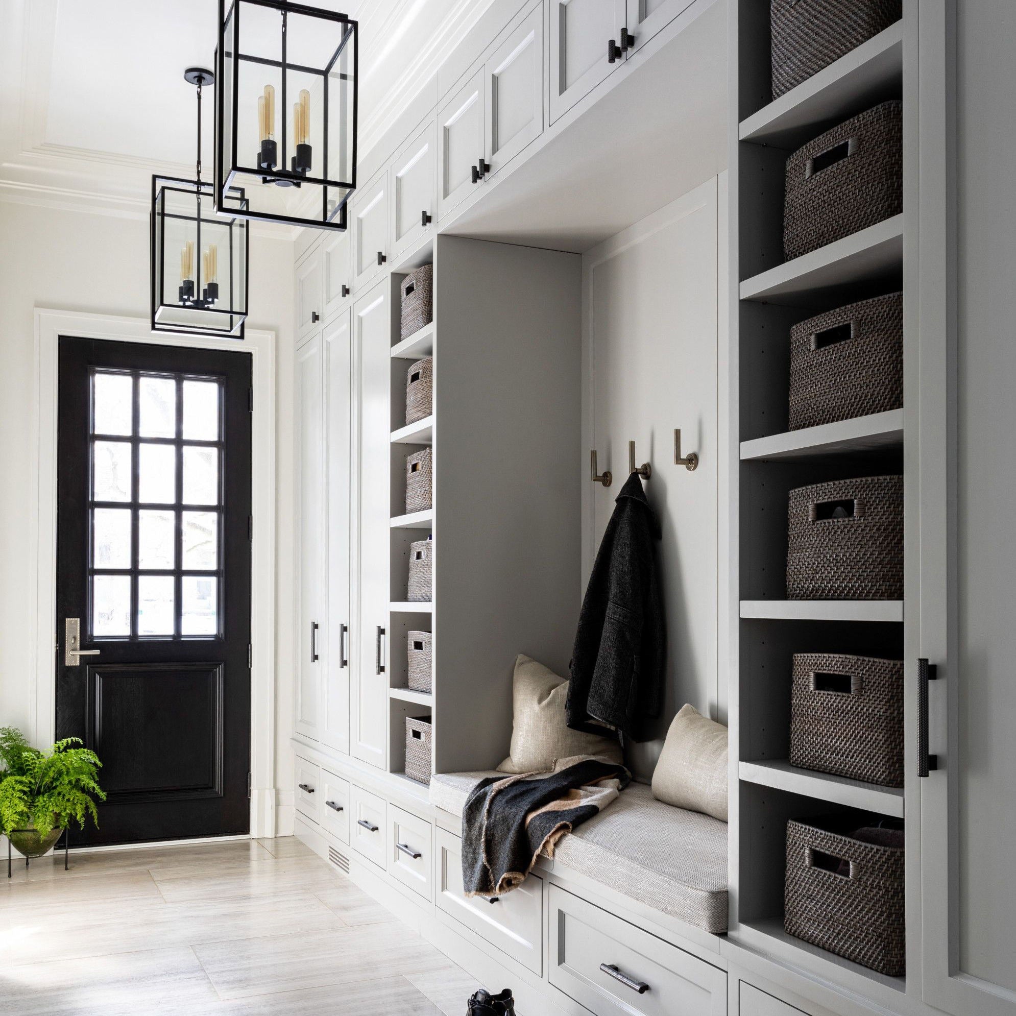 For Home Entryway Stainless Steel Entryway Cabinet With Soft-close Drawer Storage