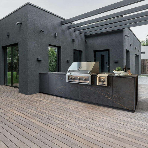 Custom Premium 304 Stainless Steel Outdoor Kitchen Appliances Mildew Proof For Courtyard