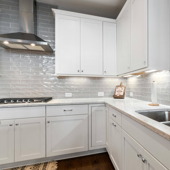 Hot Selling L Shaped 304 Kitchen Cabinet - Antirust, Cool Colors