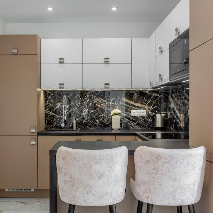 Custom Size L Shaped Stainless Steel Kitchen Cabinet - Zero Formaldehyde, Cool to Touch