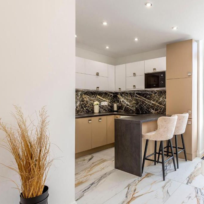 Custom Size L Shaped Stainless Steel Kitchen Cabinet - Zero Formaldehyde, Cool to Touch