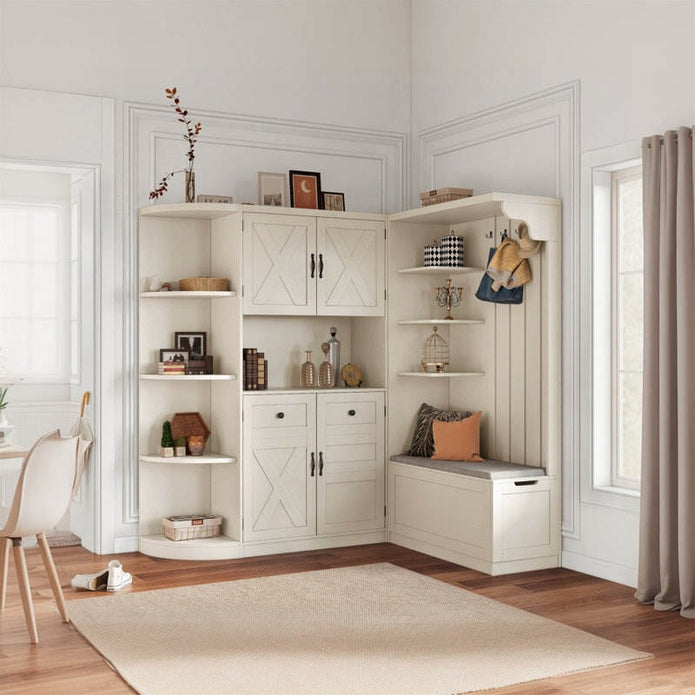 Dust-proof Drawer Storage Stainless Steel Entryway Cabinet For Front Door Area