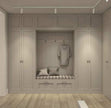 Shoe Rack & Parcel Tray 304 Stainless Steel Entryway Cabinet For Foyer