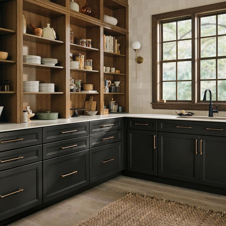 European Style L Shaped Stainless Steel Kitchen Cabinet - Waterproof, Modern Design