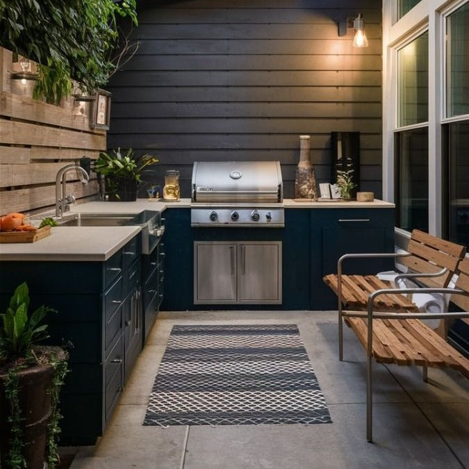 Custom Safe To Use 304 Stainless Steel Outdoor Kitchen Sink Environmental Protection