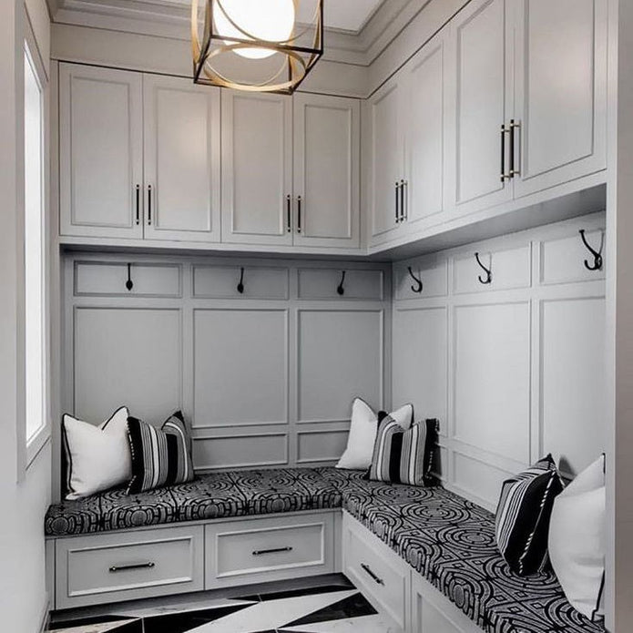 Shoe Rack & Umbrella Holder Stainless Steel Entryway Cabinet For Front Door Area
