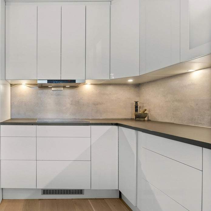 Customized L Shaped 304 Stainless Steel Kitchen Cabinet - Anti Insect, Scratch-Resistant