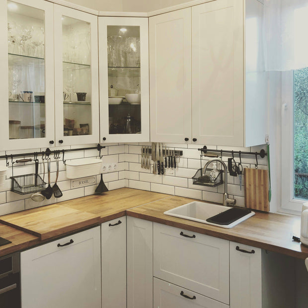 Customized L Shaped 304 Stainless Steel Kitchen Cabinet - Anti Insect, Scratch-Resistant