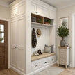 For Foyer Stainless Steel Entryway Cabinet With Adjustable Key Tray