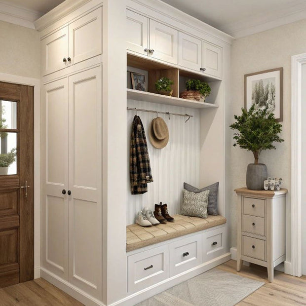 For Foyer Stainless Steel Entryway Cabinet With Adjustable Key Tray