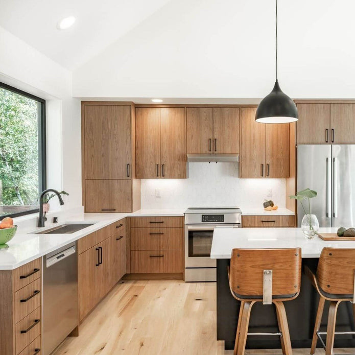 OEM/ODM L Shaped Stainless Steel Kitchen Cabinet Body - Antibacterial, Metallic Texture