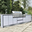 Corrosion Preventive Custom SS304 Stainless Steel Outdoor Kitchen Grill For Outside