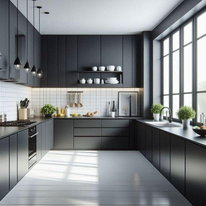 OEM U Shaped SS304 Kitchen Cabinet - Waterproof, Durable