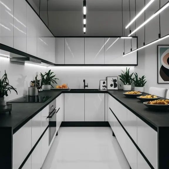OEM U Shaped SS304 Kitchen Cabinet - Waterproof, Durable