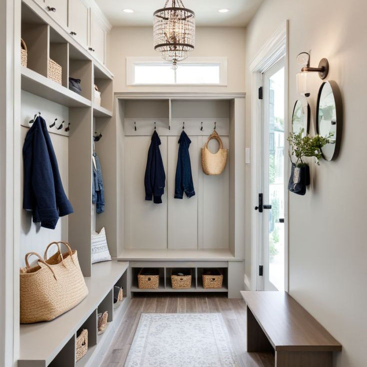 For Home Entryway SS304 Stainless Steel Entryway Cabinet With Anti-scratch Shoe Shelves