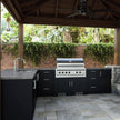 Metallic Texture Custom SS304 Stainless Steel Outdoor Kitchen Sink With Refrigerator