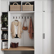 304 Stainless Steel Entryway Cabinet With Shoe Storage For Home Entryway