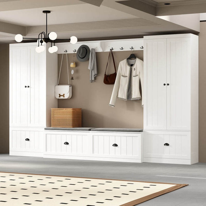 For Foyer SS304 Stainless Steel Entryway Cabinet With Soft-close Parcel Drawer