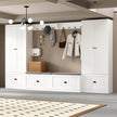 For Foyer SS304 Stainless Steel Entryway Cabinet With Soft-close Parcel Drawer