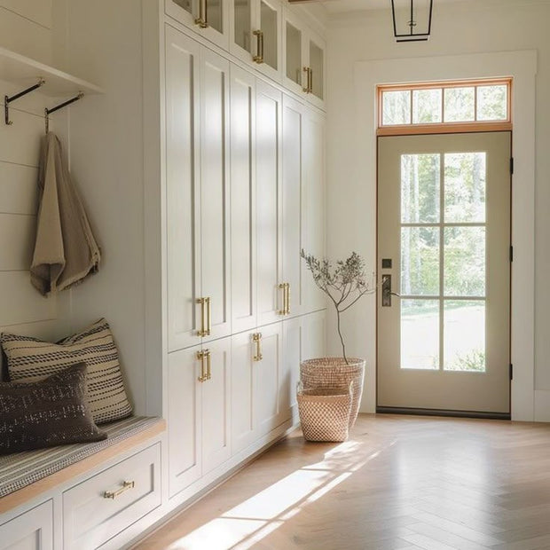 304 Stainless Steel Entryway Cabinet With Adjustable Key Storage For Home Entryway